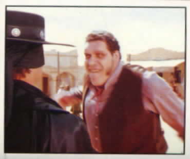 #104 Nestor immediately attacks Zorro since Zorro is the one who arrested Enrique.