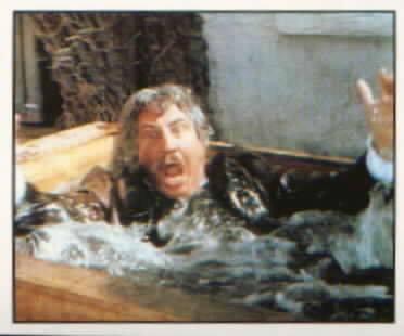 #71 The dead man lands in a trough of water.