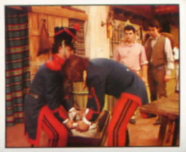 #96 Don Diego demonstrates that Enrique was not strong enough to carry the gold he was accused of stealing.