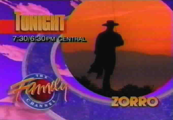 Family Channel Zorro Commercial