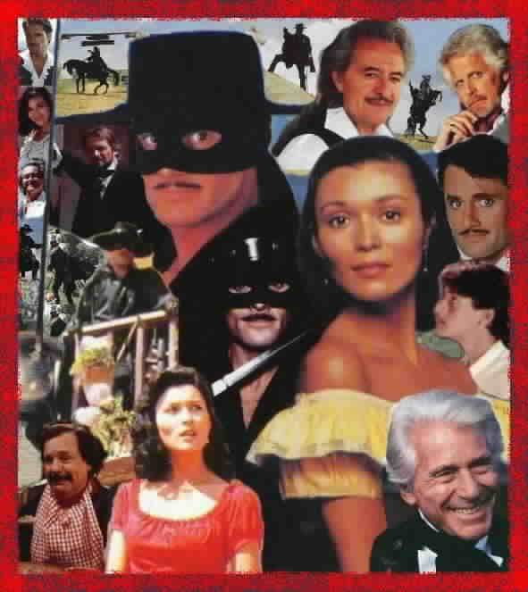 Collage of New World Zorro images